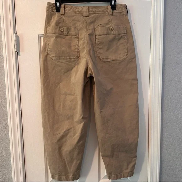 Banana Republic Women’s Khaki High-Rise Utility Pants Size 8 – - Picture 2 of 7